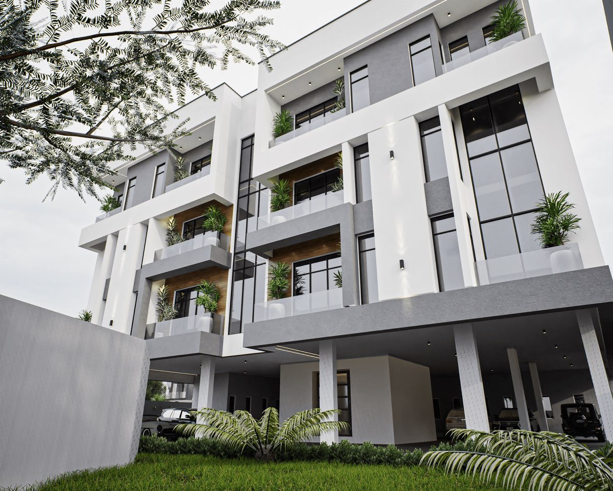 Aurora Belle Court — exterior render of the residence