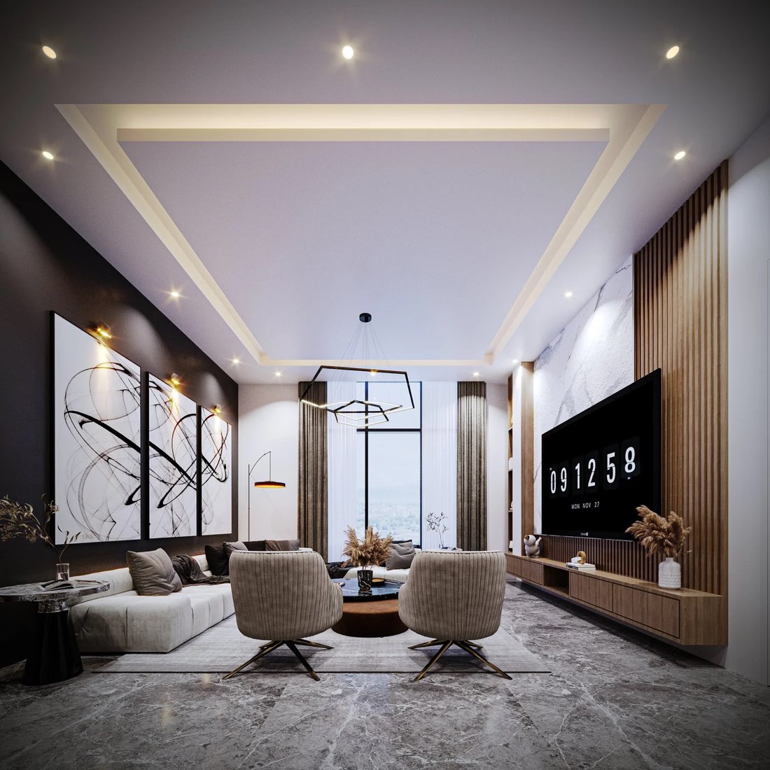 Family lounge in Aurora Belle Court