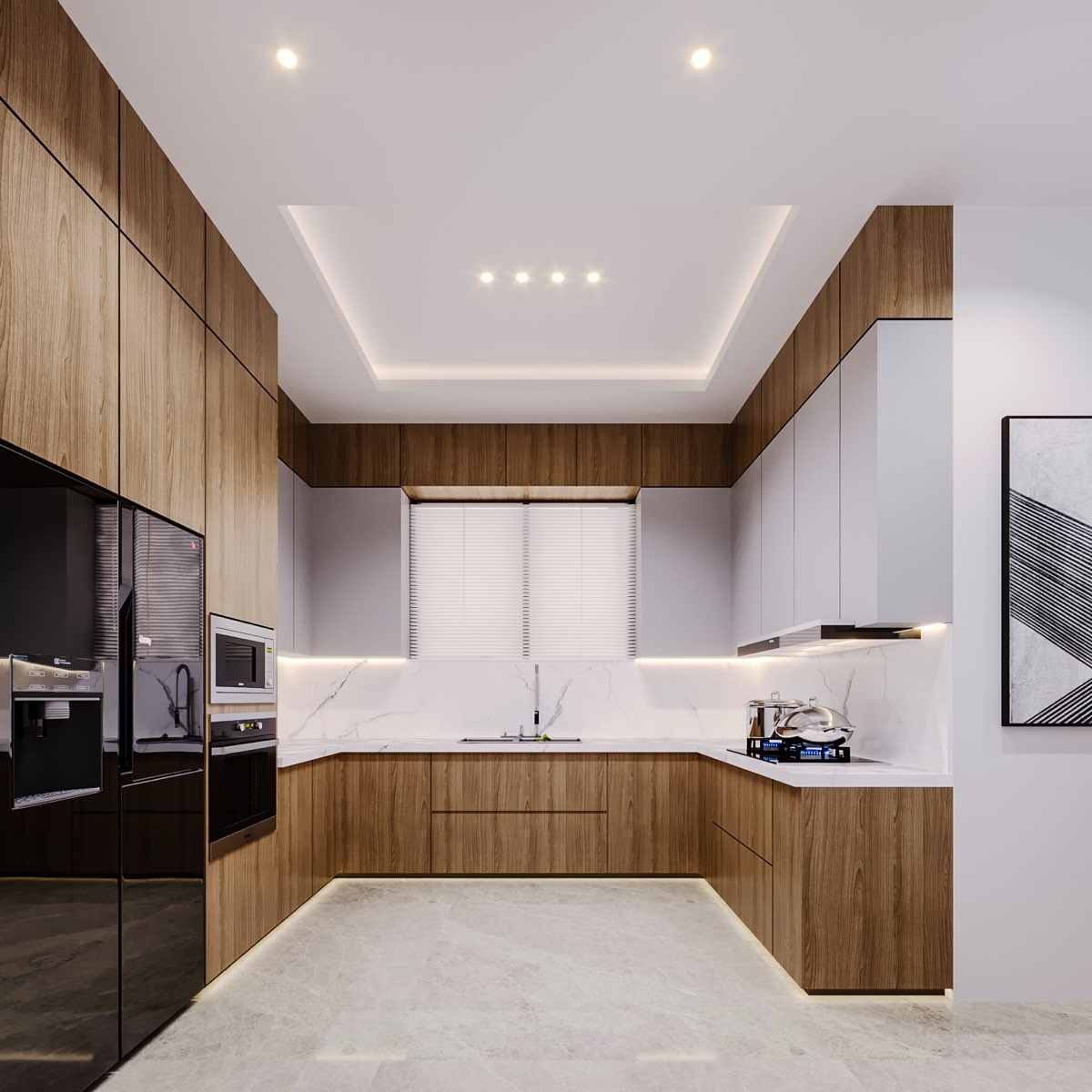 Fitted kitchen in Aurora Signature I